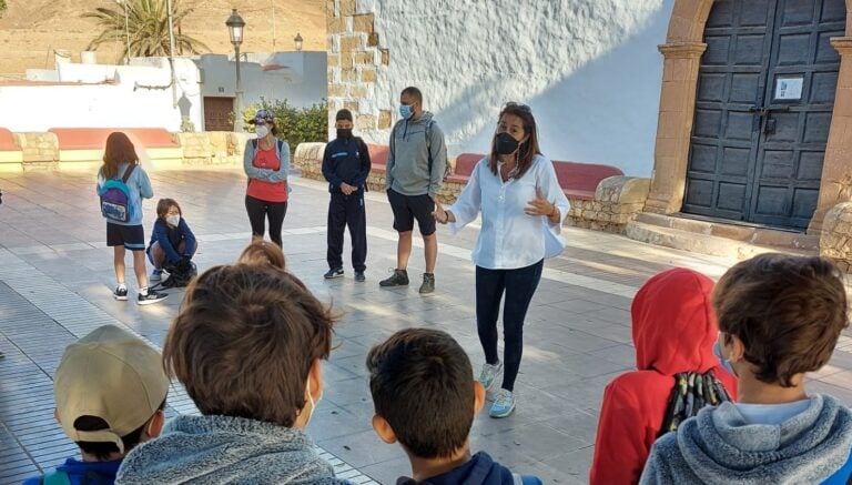 ‘Huellas Verdes’, la iniciativa del Cabildo para acercar el patrimonio natural de Fuerteventura a los escolares