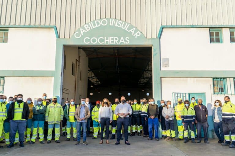 Cabildo agradece al Personal de Obras la “celeridad y diligencia” en la protección de la Casa del Inglés
