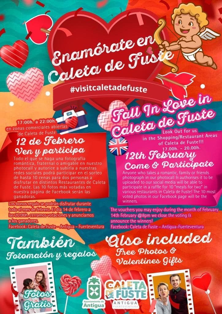 Caleta de Fuste propone enamorarse en la localidad turística