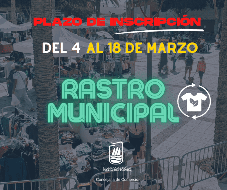 Se abre el plazo para inscribirse en el Rastro municipal de Puerto del Rosario