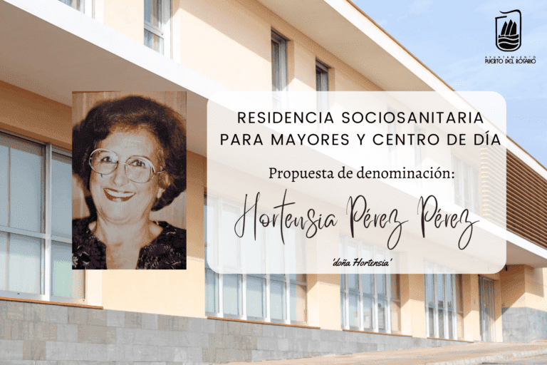 Proponen llamar a la Residencia de mayores de la capital con el nombre de Hortensia Pérez