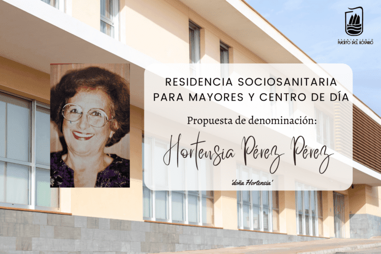 Proponen llamar a la Residencia de mayores de la capital con el nombre de Hortensia Pérez