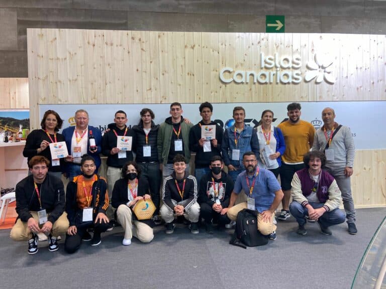 Estudiantes del IES Puerto del Rosario visitan el Salón Gourmets de Madrid