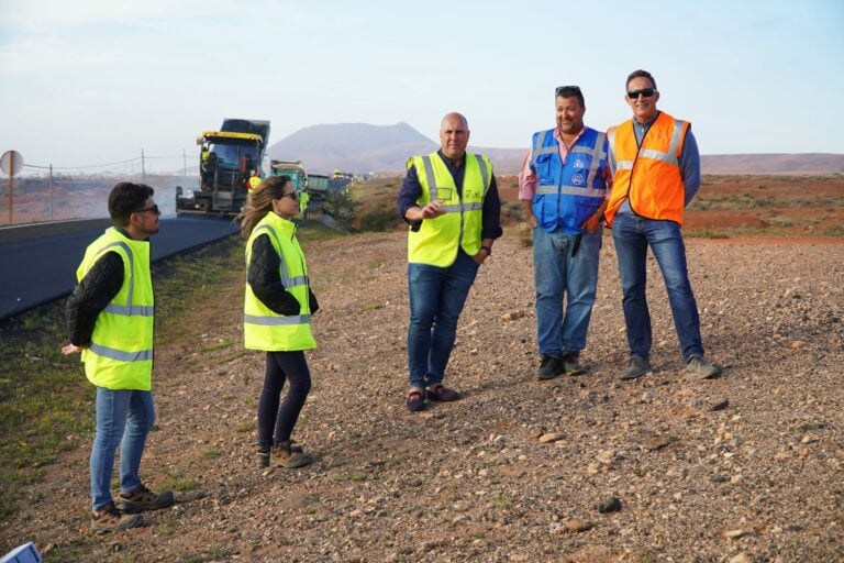 Nueva actuación de reasfaltado entre la ITV de Antigua y el cruce de Valles de Ortega