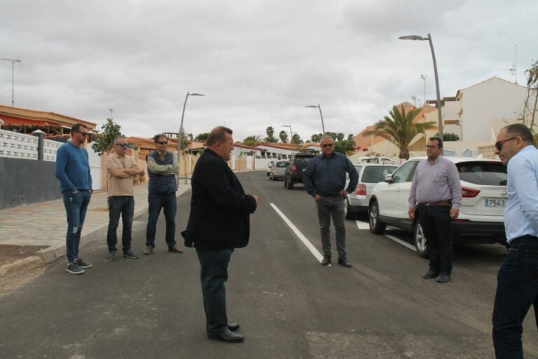 Antigua finaliza la remodelación integral de cuatro calles en Caleta de Fuste