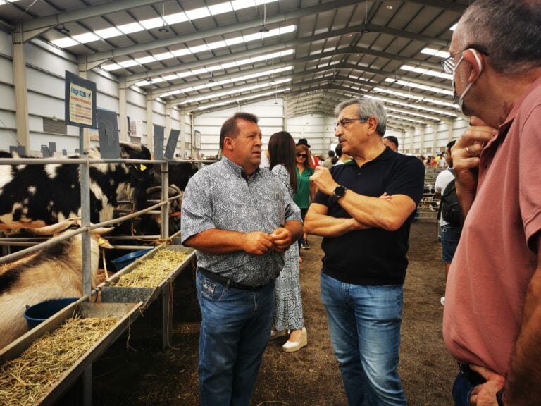 El alcalde Matías Peña recibe en FEAGA al vicepresidente del Gobierno de Canarias