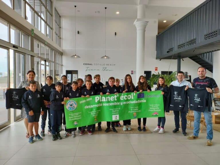 Alumnos de cinco colegios europeos visitarán El Cotillo en un programa medioambiental