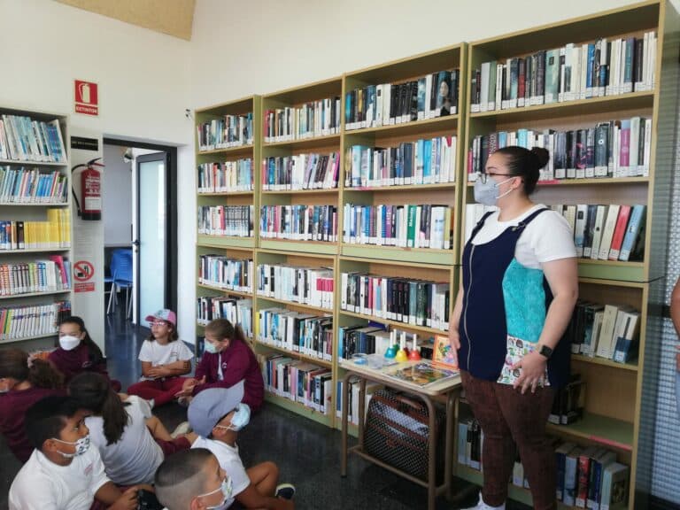 Vuelven las visitas escolares a la Biblioteca Municipal de Gran Tarajal