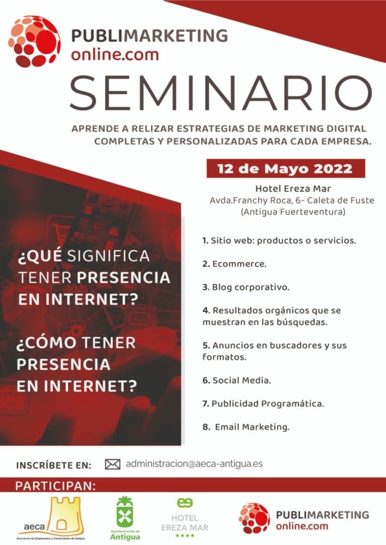 Ayuntamiento de Antigua y AECA forman en estrategias de marketing digital a comercios y empresas