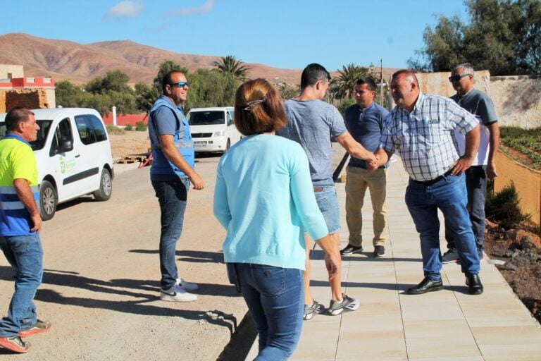 Finalizada la remodelación y accesibilidad de calle La Paloma en La Corte