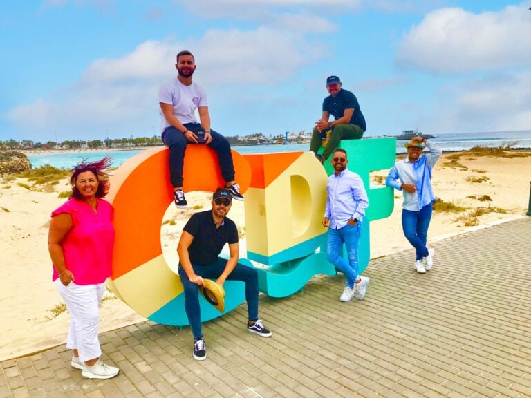 Grupo Bomba embajadores del municipio de Antigua en Galicia y Suiza
