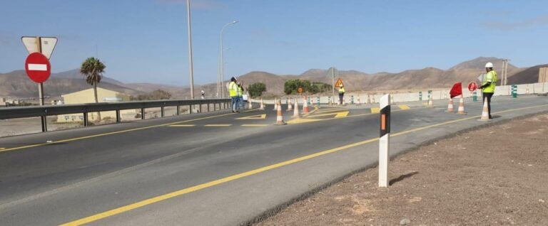 Abierto al tráfico el acceso a la capital por Juan de Bethencourt desde Tetir