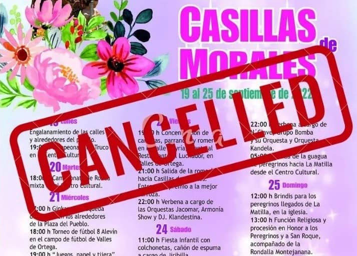 Antigua suspende todos los actos previstos para este fin de semana