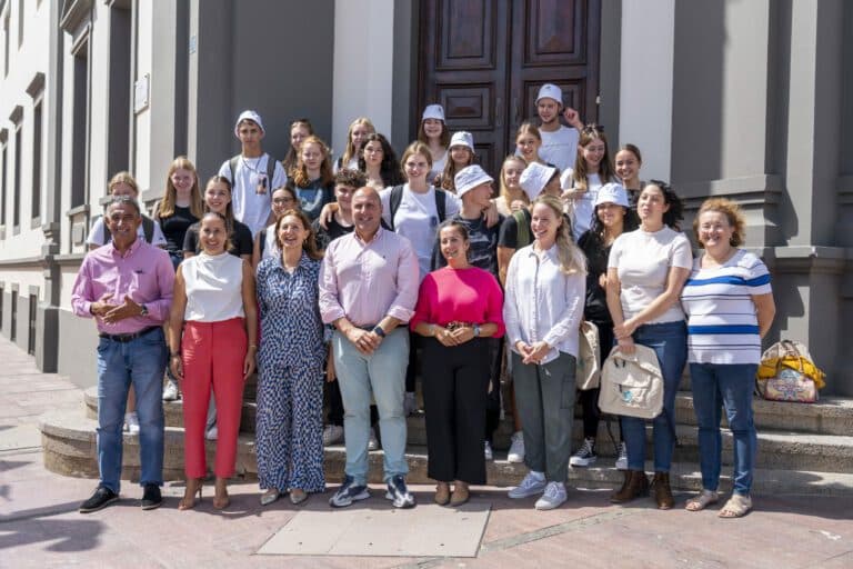 El Cabildo recibe a estudiantes de Erasmus procedentes de Alemania