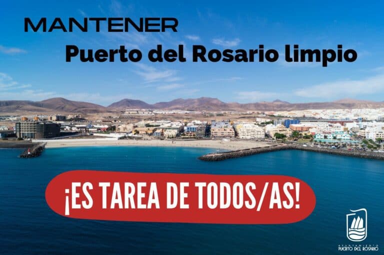 Mantener Puerto del Rosario limpio es tarea de todos