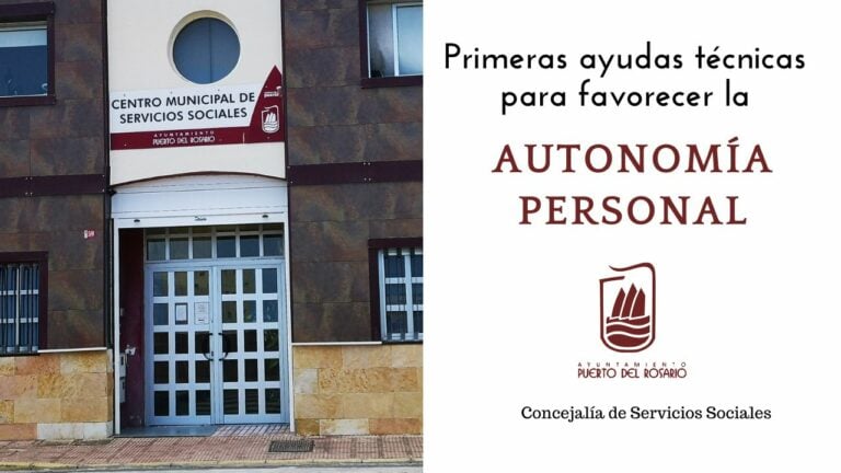 Puerto del Rosario lanza ayudas para favorecer la autonomía personal