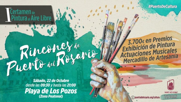 Nace el I Concurso de Pintura al aire libre ‘Rincones de Puerto del Rosario’