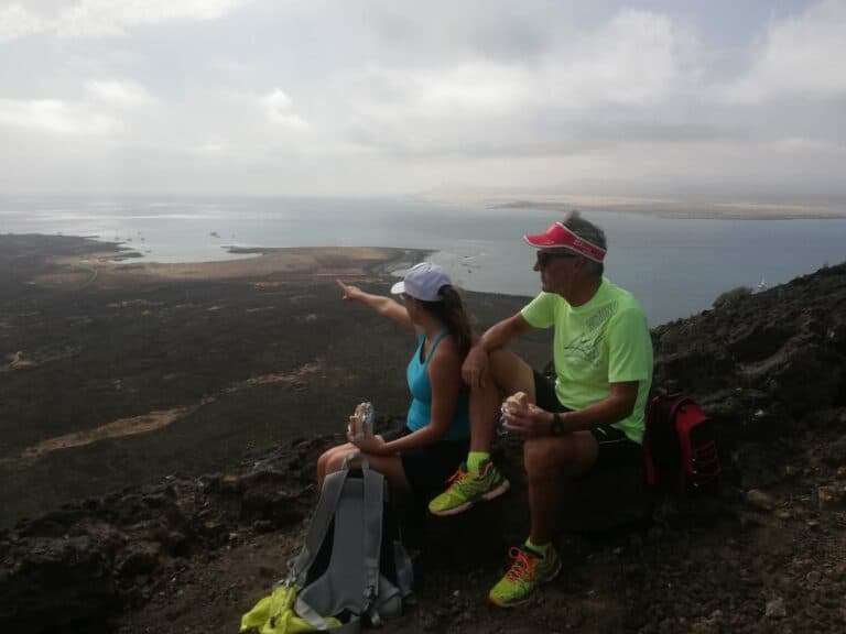 Antigua finaliza en Lobos su recorrido por la isla en diez rutas de senderismo