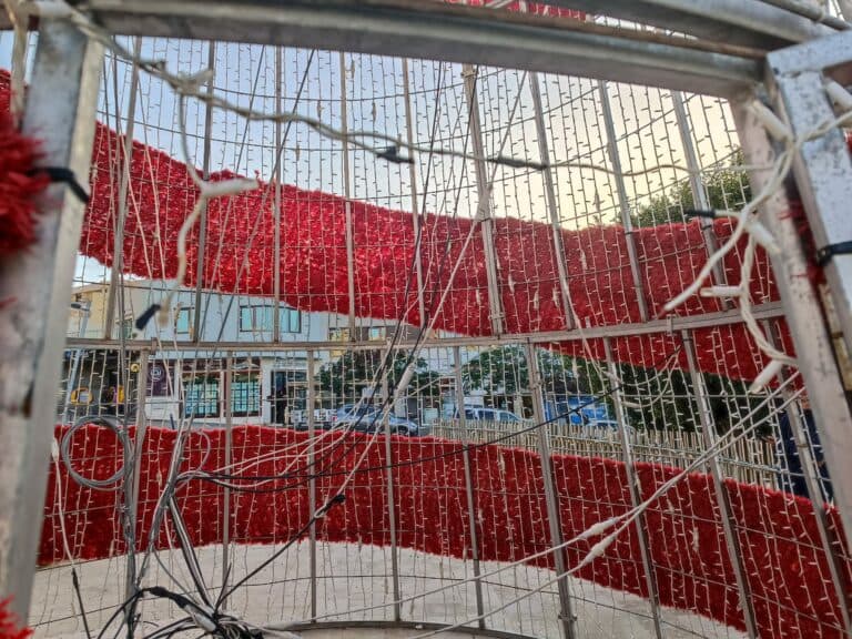 Actos vandálicos contra la decoración navideña en Pájara