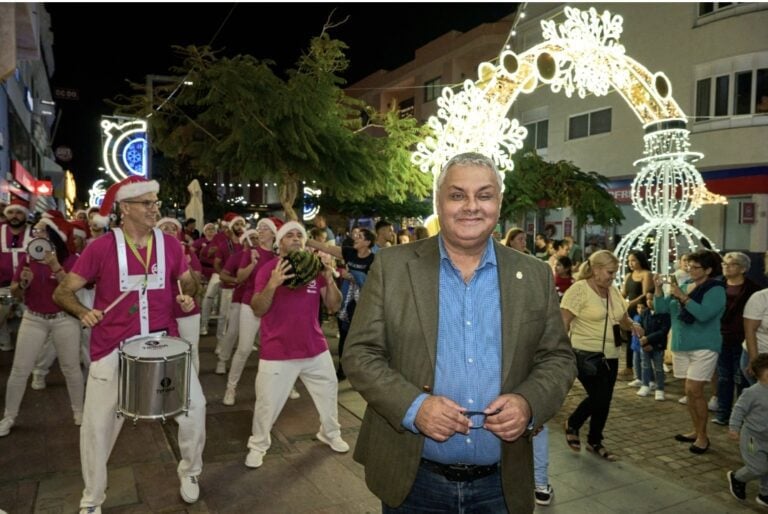 Puerto del Rosario da la bienvenida a la Navidad más “luminosa” hasta la fecha en la capital