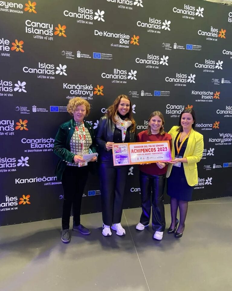 Ane Gil Gorostegui, ganadora de un viaje para disfrutar de los Achipencos de Puerto del Rosario