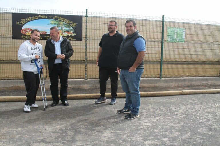 Dos nuevos campos para jugadores de Bola Canaria en el Arena Sport Center