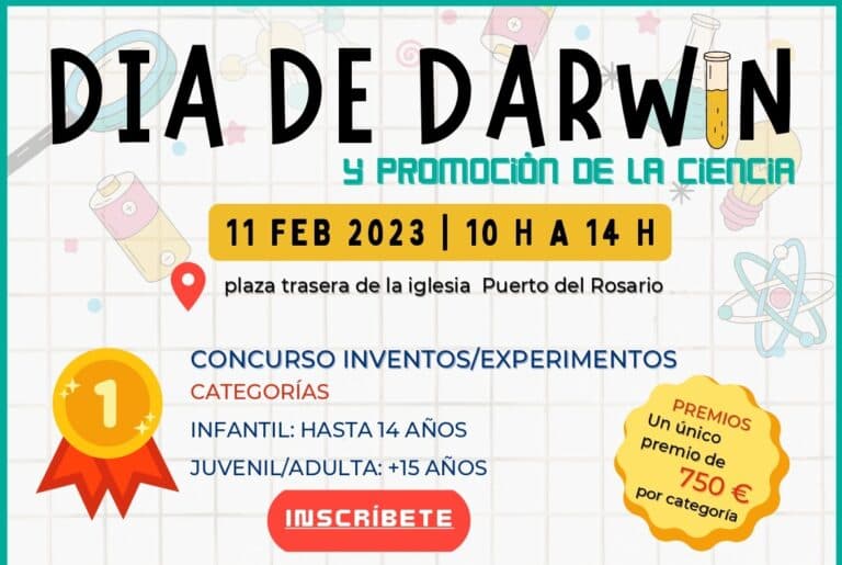 Puerto del Rosario celebra este sábado el Día de Darwin con actividades para la familia