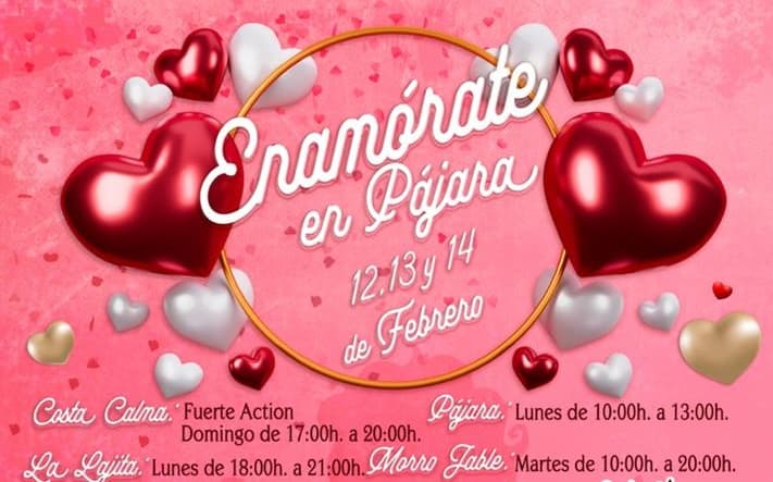 El ayuntamiento celebra San Valentín con la campaña ‘Enamórate en Pájara’
