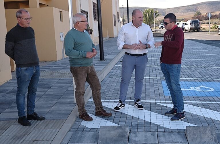 El Cabildo concluye las obras de las aceras del Valle de Santa Inés