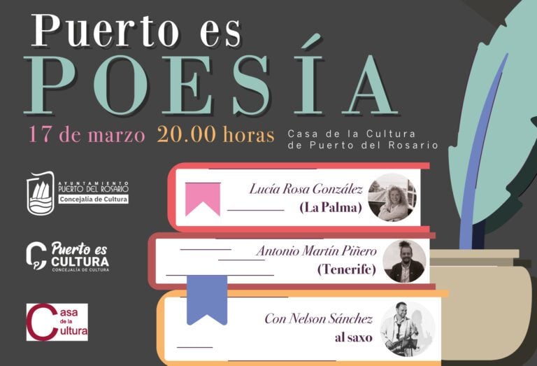 Lucía Rosa González y Antonio Martín Piñero inician la octava edición de ‘Puerto es Poesía’