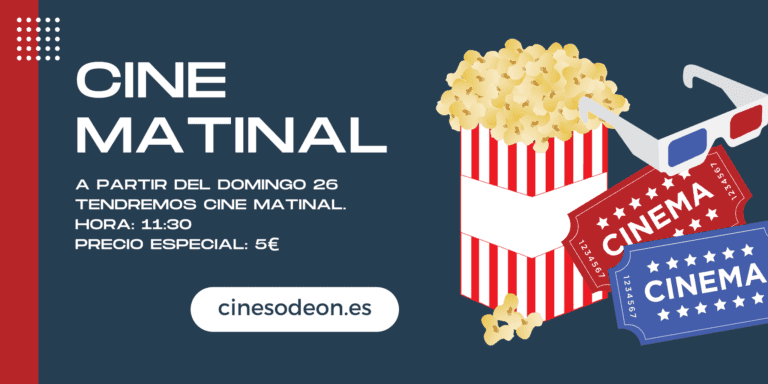 Cines Odeon estrena una sesión matinal todos los domingos