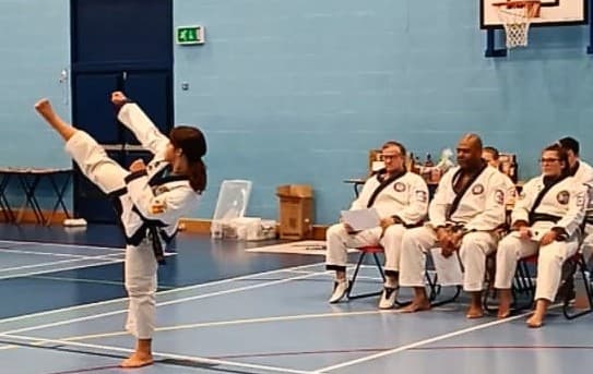 Rebeca Persson-Alberto, Campeona Internacional en el arte marcial coreano Tang Soo Do