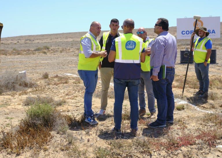 El Cabildo ejecuta las obras de emergencia hidráulica de la planta desaladora de Antigua