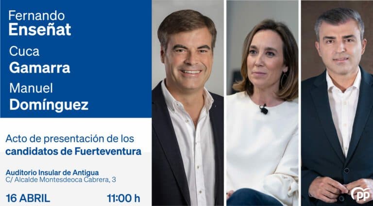Cuca Gamarra participará este domingo en la presentación de candidatos del PP