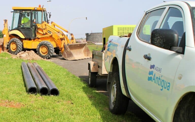 Aguas de Antigua refuerza el mantenimiento de sus infraestructuras y red de distribución