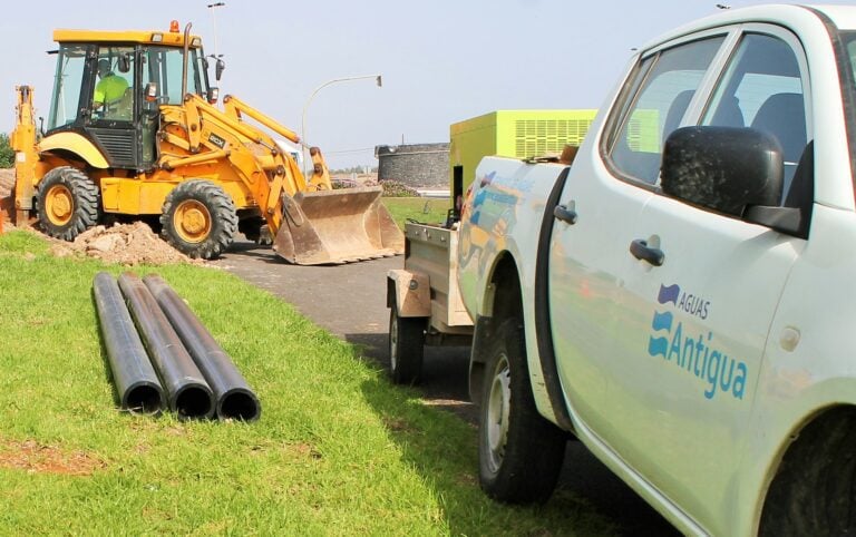 Aguas de Antigua refuerza el mantenimiento de sus infraestructuras y red de distribución