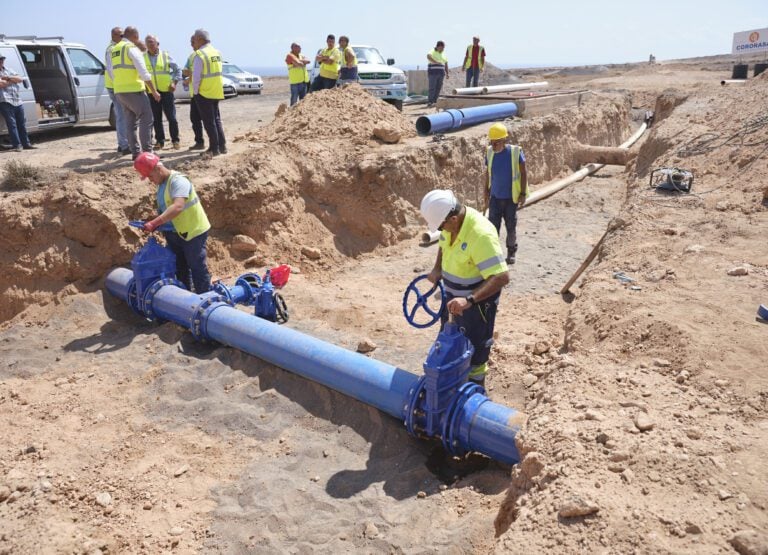 El Cabildo inyectará 700 m3 a la red hídrica del sur a través de Aguas de Antigua