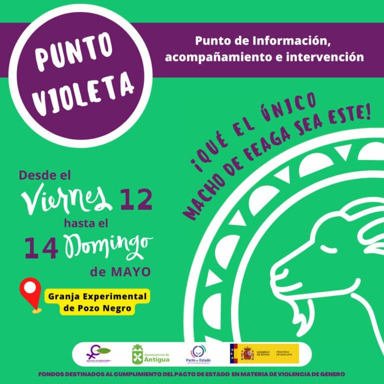 Antigua garantiza la presencia de Puntos Violeta en FEAGA 2023