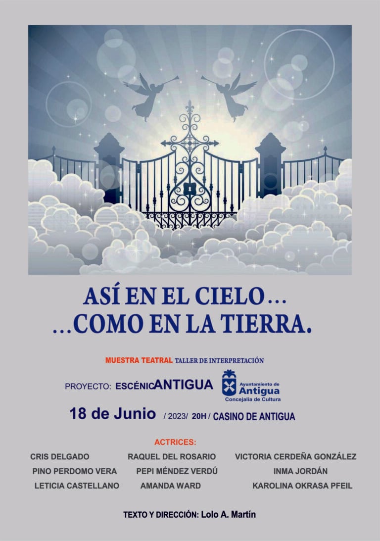 Teatro en Antigua con la obra Así en el cielo… como en la tierra