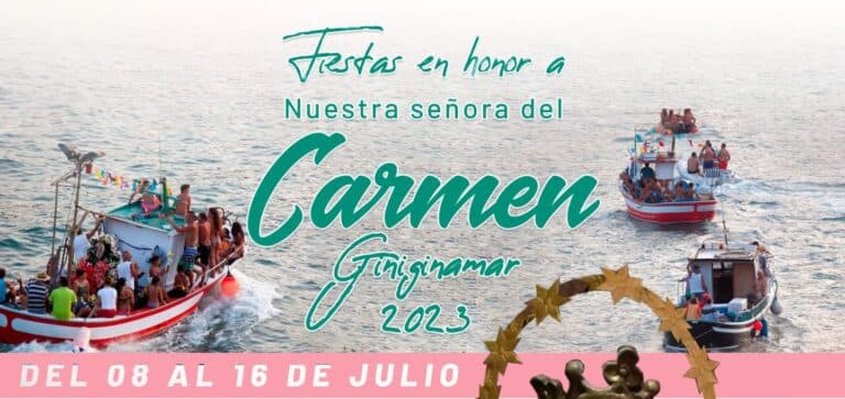 Fiestas del Carmen en Giniginamar del 8 al 16 de julio