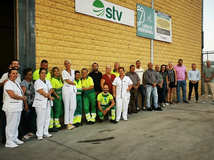 El Grupo de Gobierno de Antigua se presenta a la plantilla completa de STV