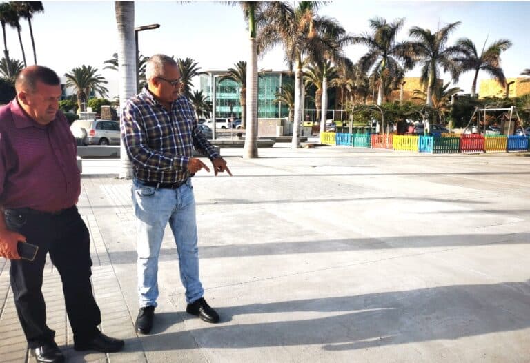 Obras y reparaciones en el núcleo turístico de Caleta de Fuste