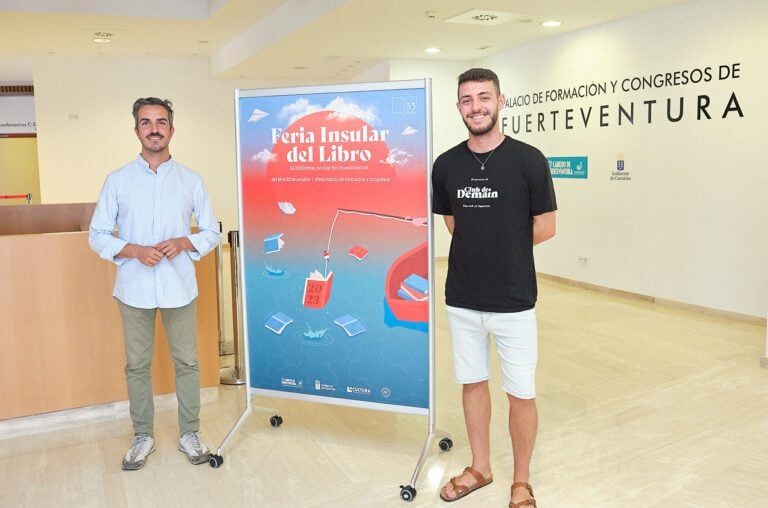 Pablo Jordán Chacón, autor del cartel de la 33ª Feria del Libro de Fuerteventura
