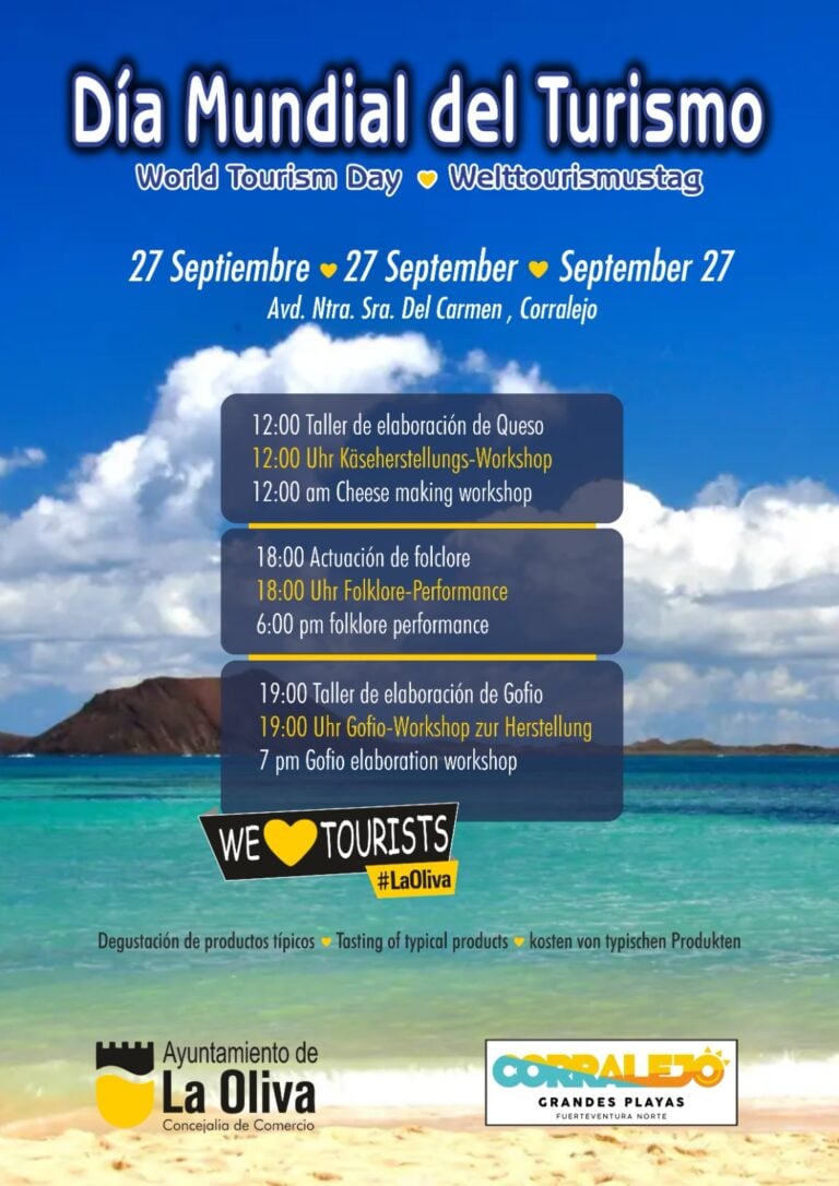 Corralejo se prepara para celebrar el Día Internacional del Turismo