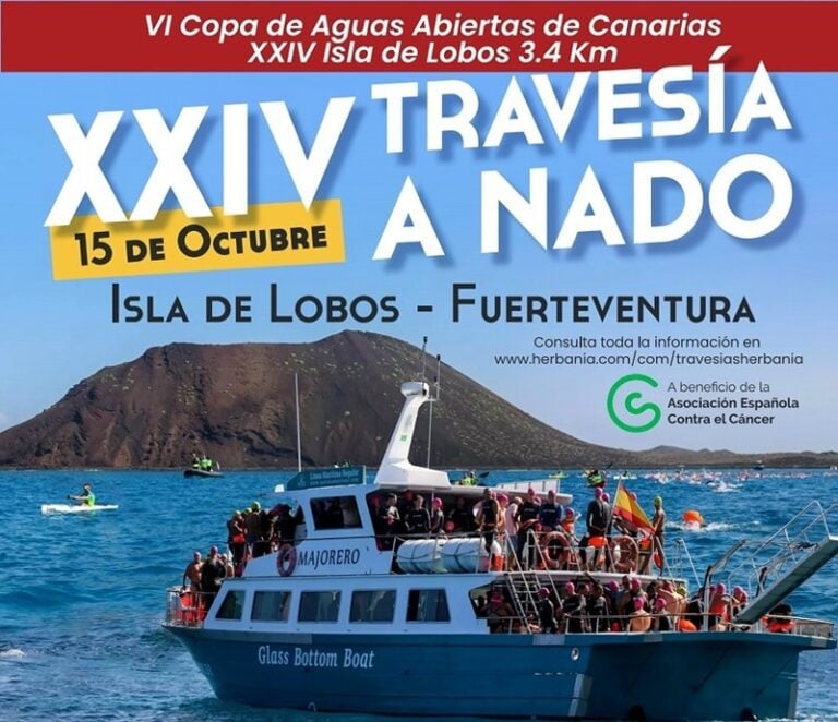 Vuelve la Travesía a Nado Isla de Lobos a las costas de Corralejo