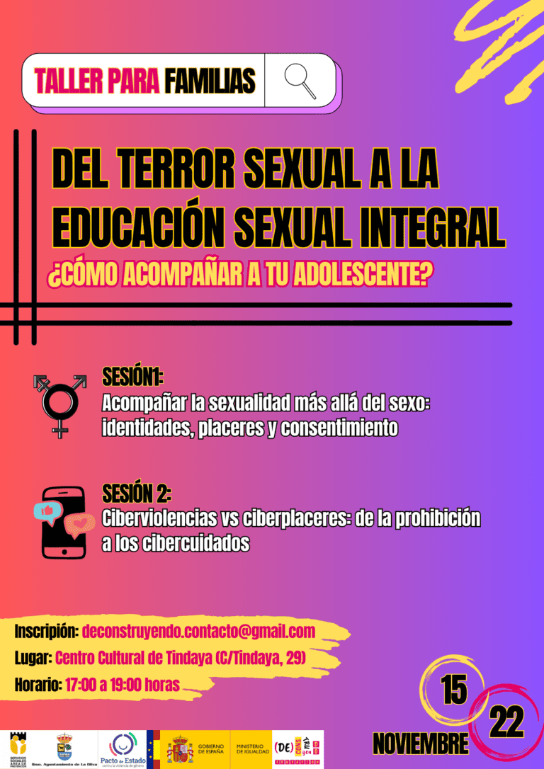 «Del terror sexual a la educación sexual integral. ¿Cómo acompañar a tu adolescente?»