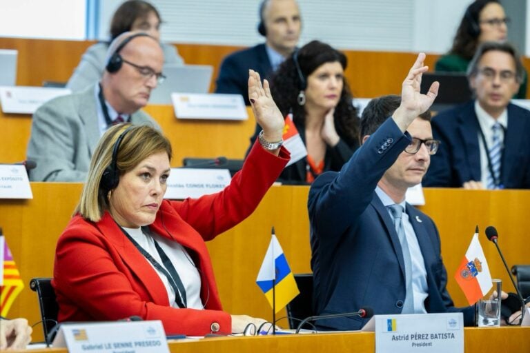 Astrid Pérez logra que Canarias lidere el grupo de trabajo sobre migración de los parlamentos regionales de Europa