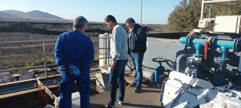 En marcha un proyecto de ampliación de la depuradora de El Roque, en La Oliva