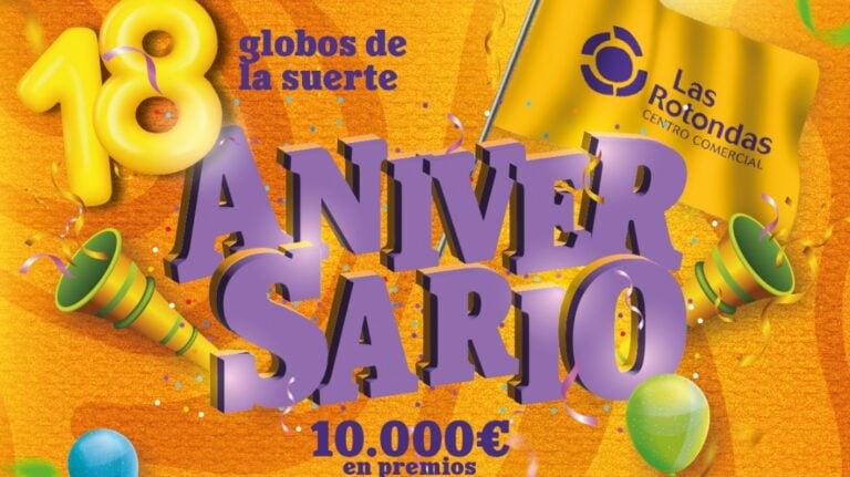 Las Rotondas celebra su 18 aniversario con 10.000 euros en premios