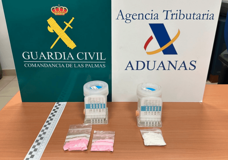 Detenida en Fuerteventura una pasajera con cocaína rosa